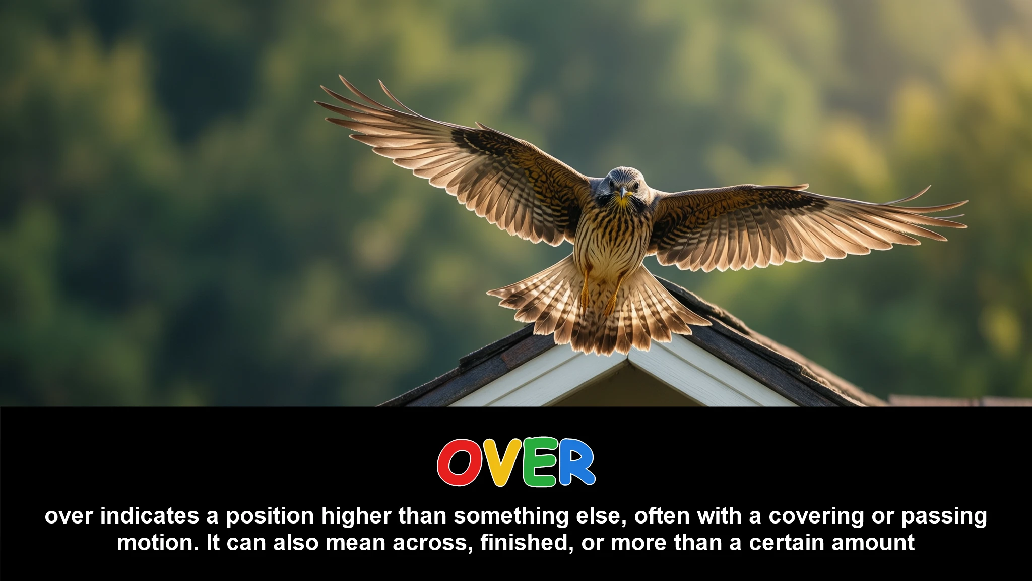 English Illustration for over